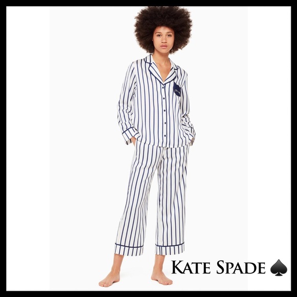 ‼️Last one!‼️ Kate Spade Cat Crop PJ Set - Picture 2 of 4